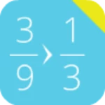 simplify fractions android application logo